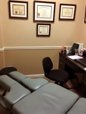 Chiropractic Tustin CA Exam Room
